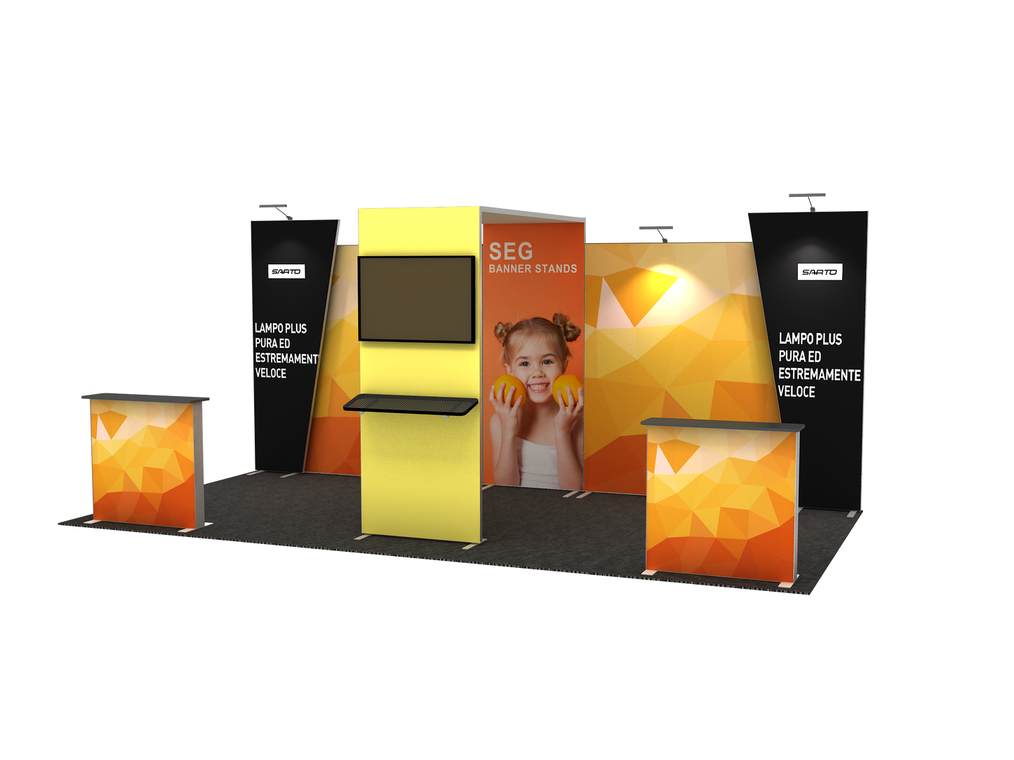 20' SEG Exhibit Kit - Style 7