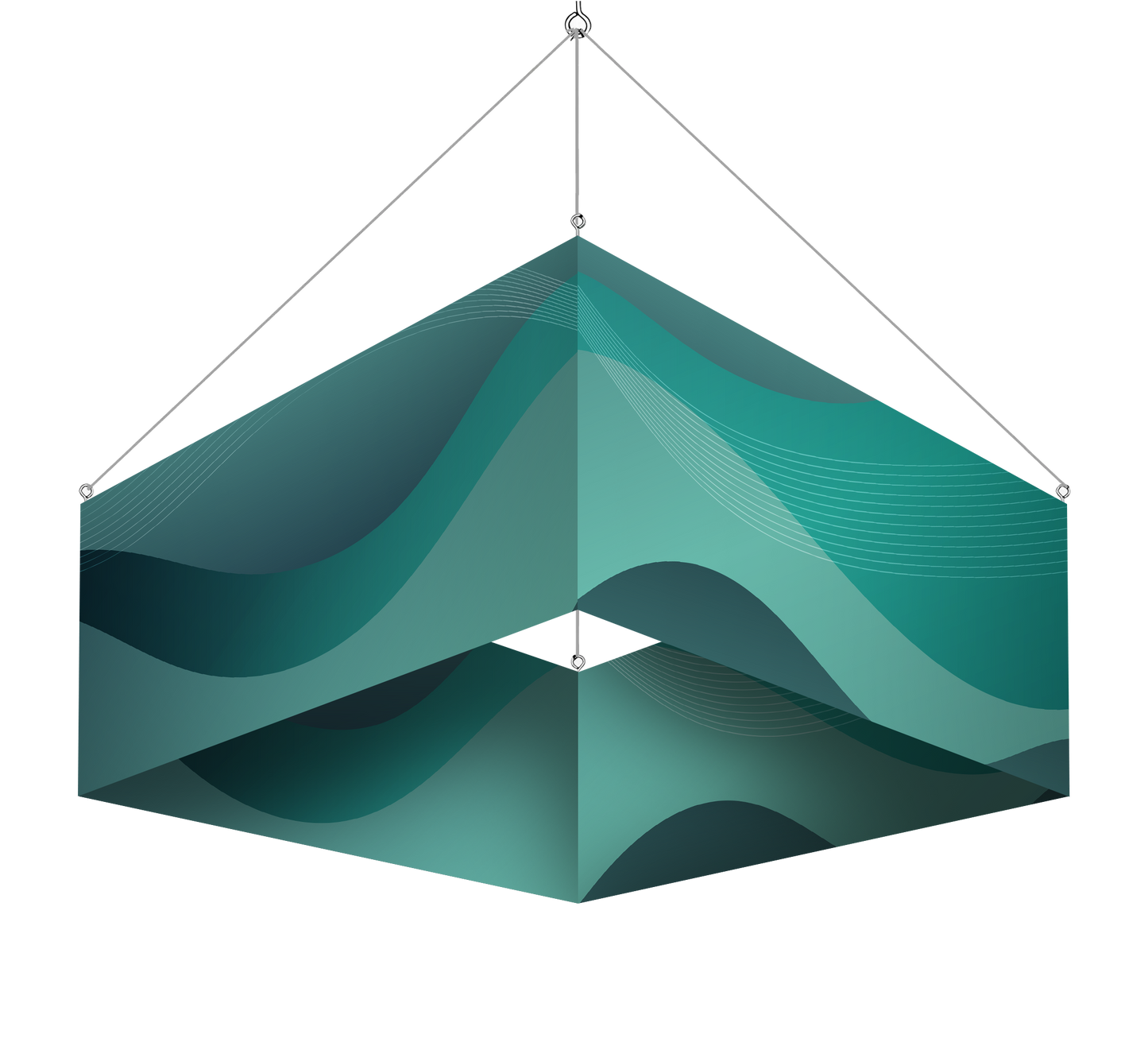 Square Hanging Banner