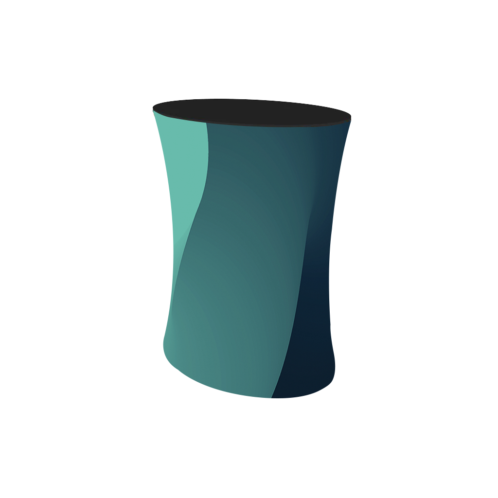 Graphic Replacement - AutoPop Oval Podium