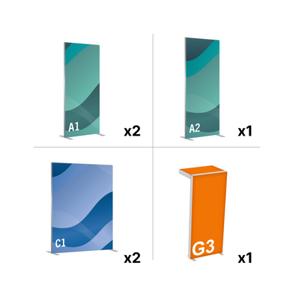 20' SEG Exhibit Kit - Style 6