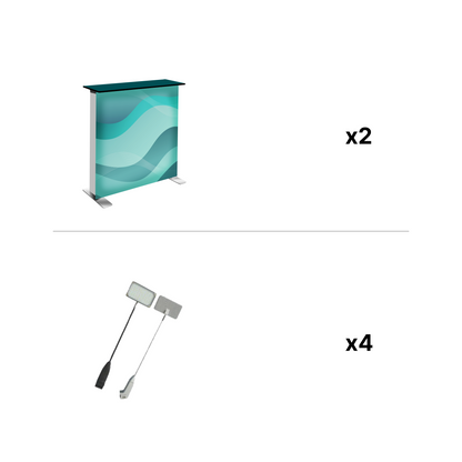 20' SEG Exhibit Kit - Style 6