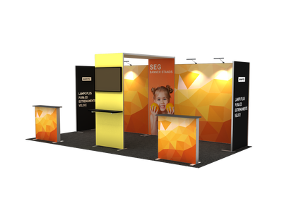 20' SEG Exhibit Kit - Style 6