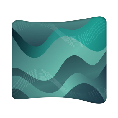 10' Curved Tension Fabric Backdrop