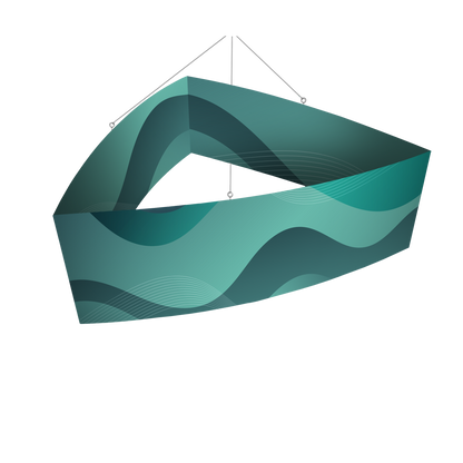 Curved Triangle Hanging Banner