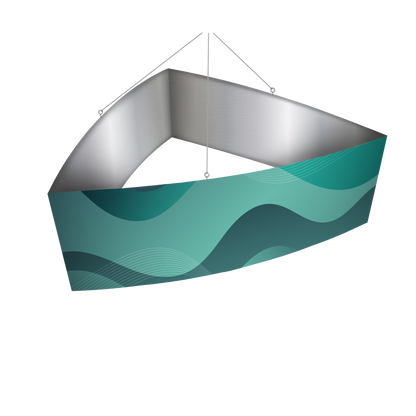Curved Triangle Hanging Banner