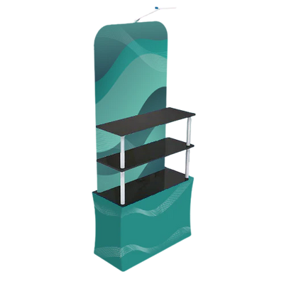 Backwall Product Rack + Monitor Mount